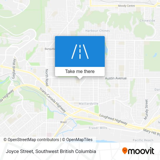 Joyce Street map