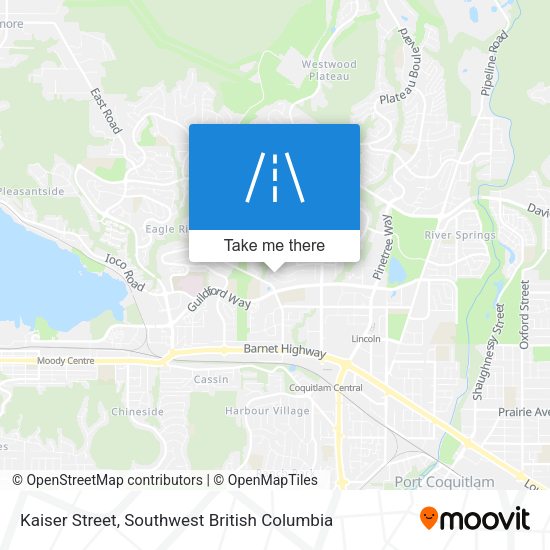 Kaiser Street map