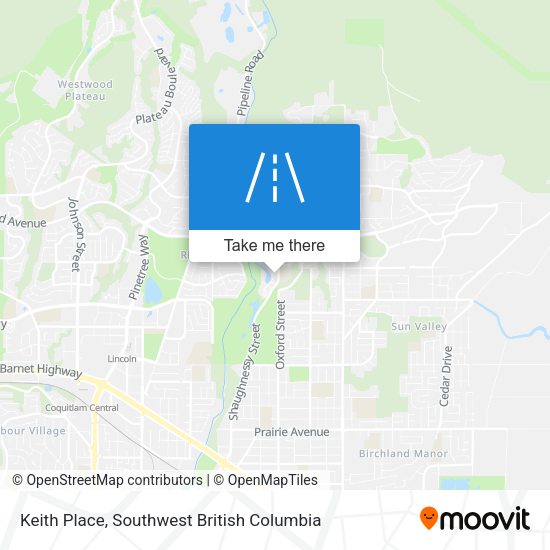 Keith Place map