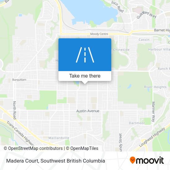 Madera Court map