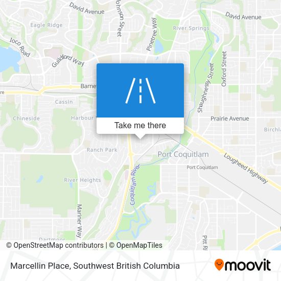 Marcellin Place map