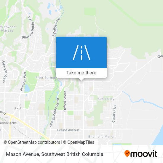 Mason Avenue map