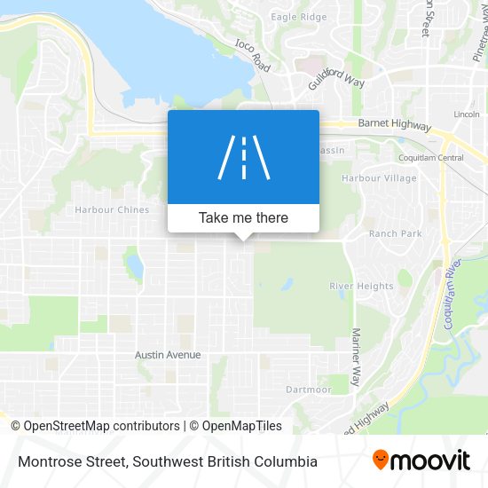 Montrose Street map