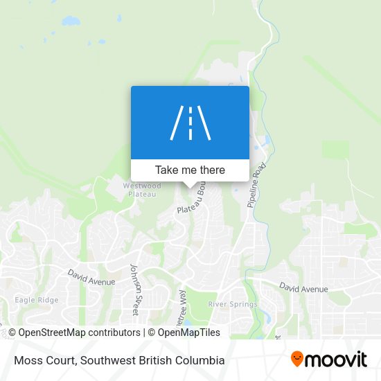 Moss Court map