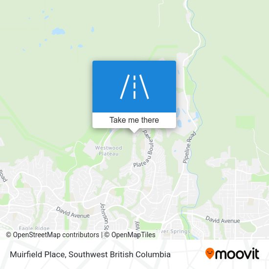Muirfield Place map