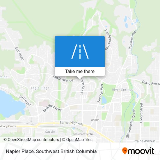 Napier Place map