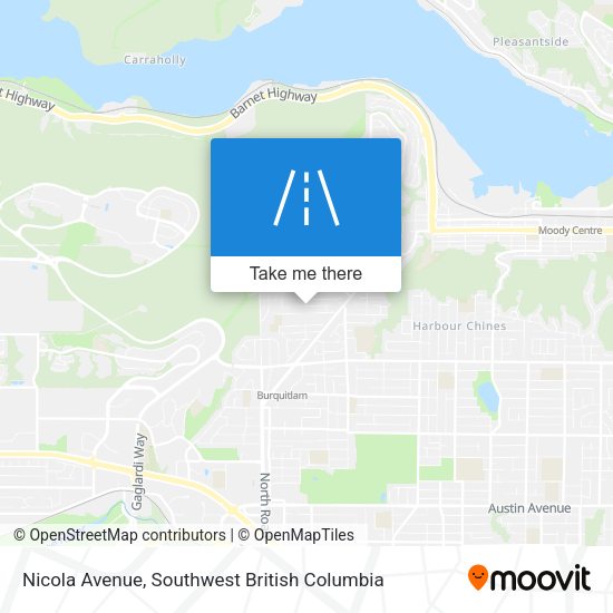 Nicola Avenue map