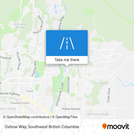 Oxbow Way map