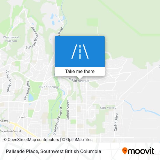 Palisade Place map