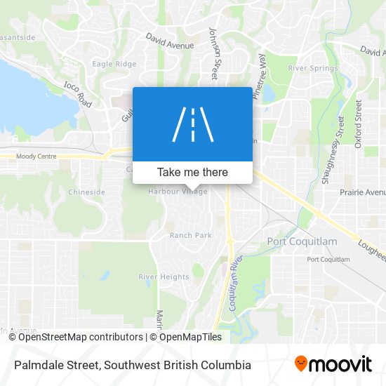 Palmdale Street map