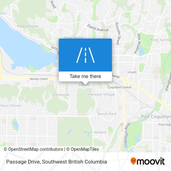 Passage Drive map