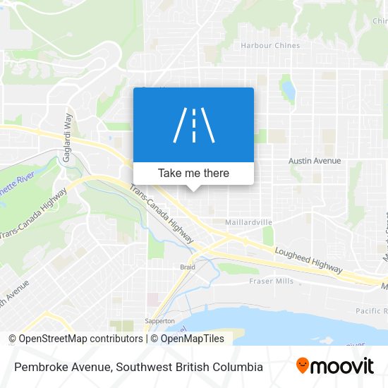 Pembroke Avenue map