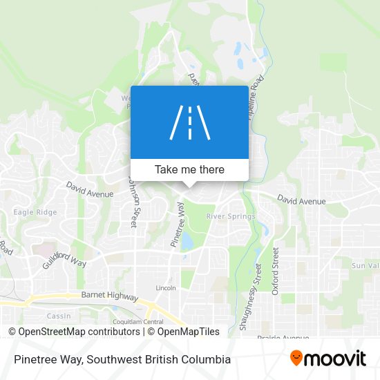 Pinetree Way map