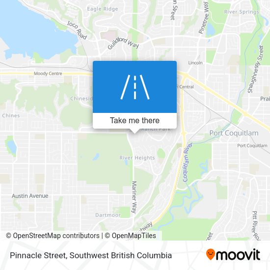 Pinnacle Street map