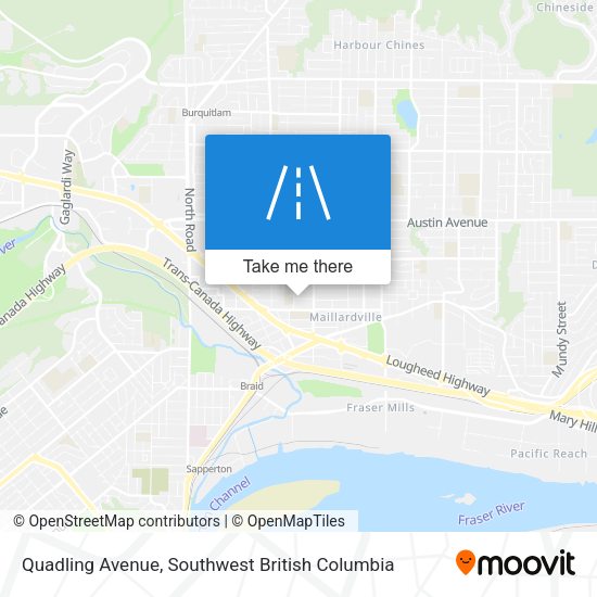 Quadling Avenue map