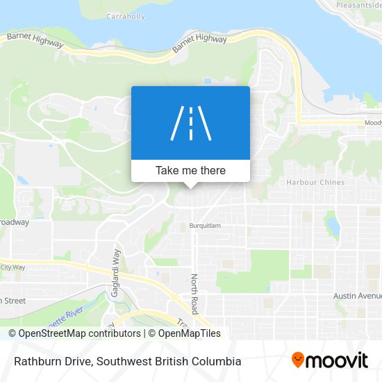 Rathburn Drive map