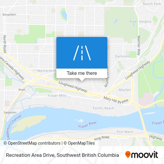 Recreation Area Drive plan