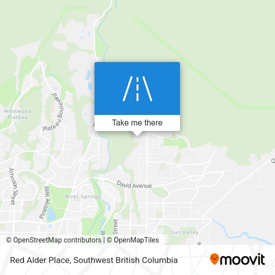Red Alder Place map