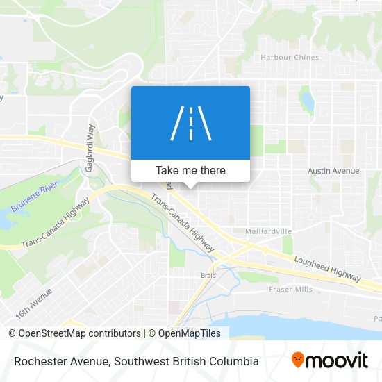Rochester Avenue map