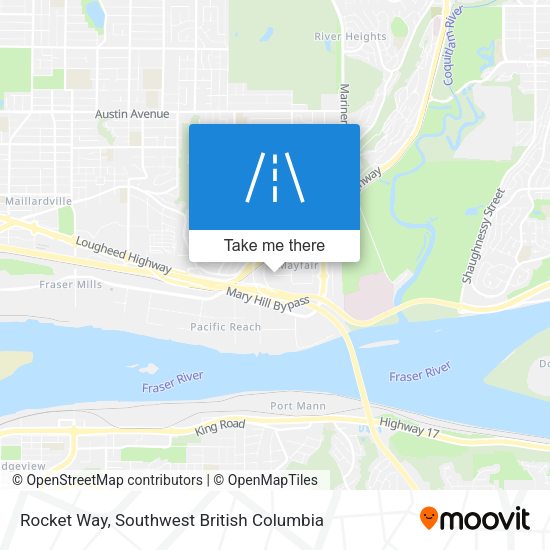 Rocket Way map