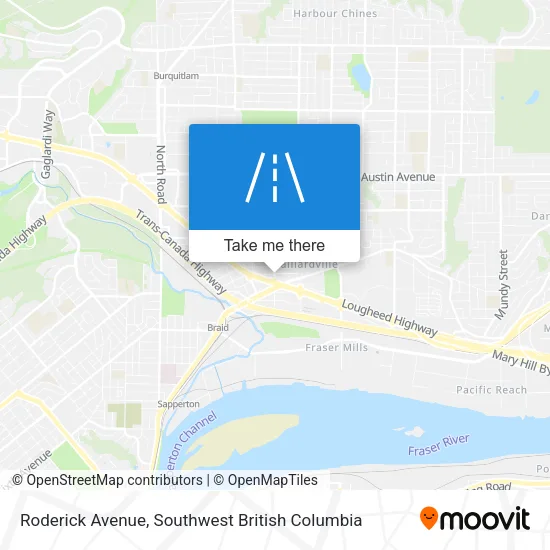 Roderick Avenue map