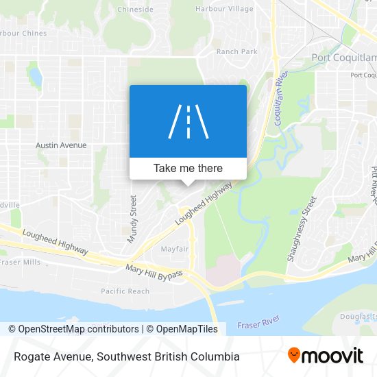 Rogate Avenue map
