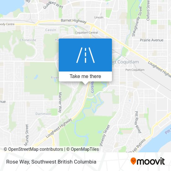 Rose Way map