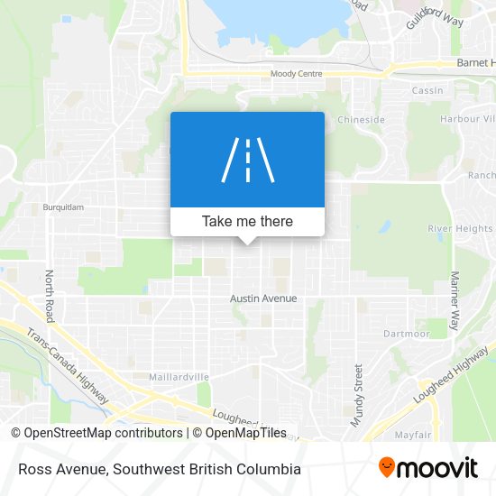 Ross Avenue map