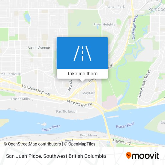 San Juan Place map