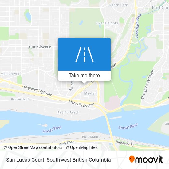 San Lucas Court map