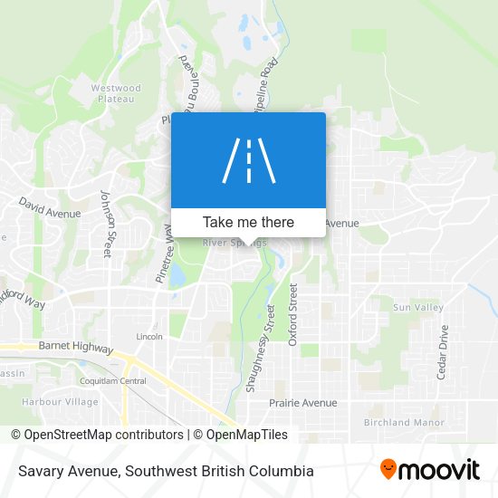 Savary Avenue map