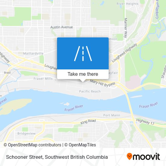 Schooner Street map