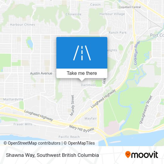 Shawna Way map
