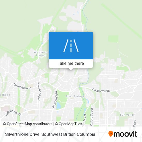 Silverthrone Drive map