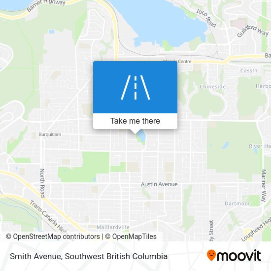 Smith Avenue map