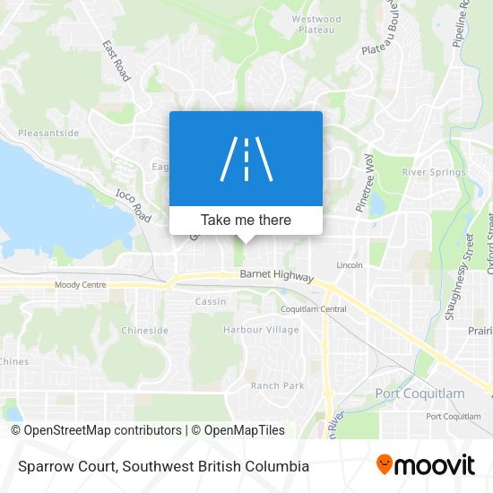 Sparrow Court map