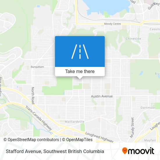 Stafford Avenue map