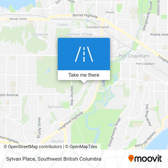 Sylvan Place map