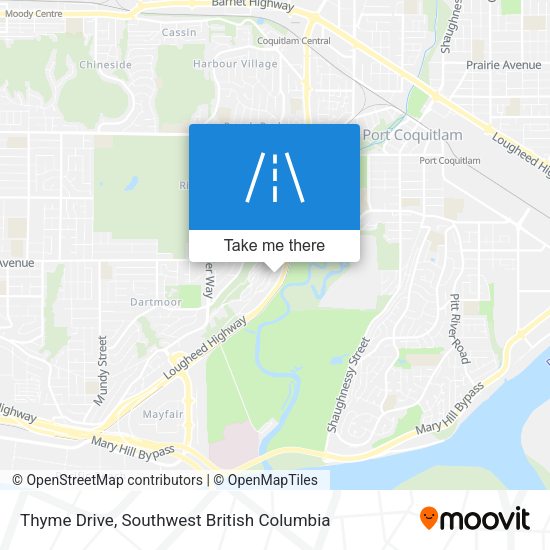 Thyme Drive map