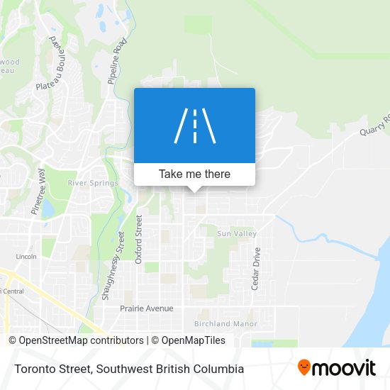 Toronto Street map