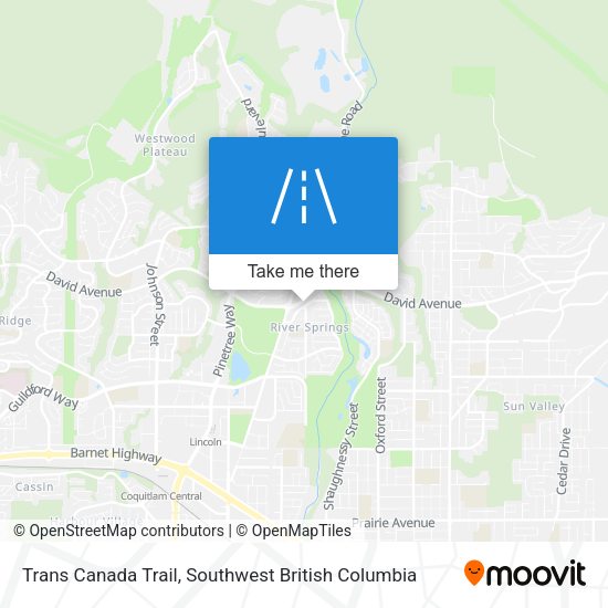 Trans Canada Trail map
