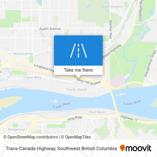 Trans-Canada Highway map