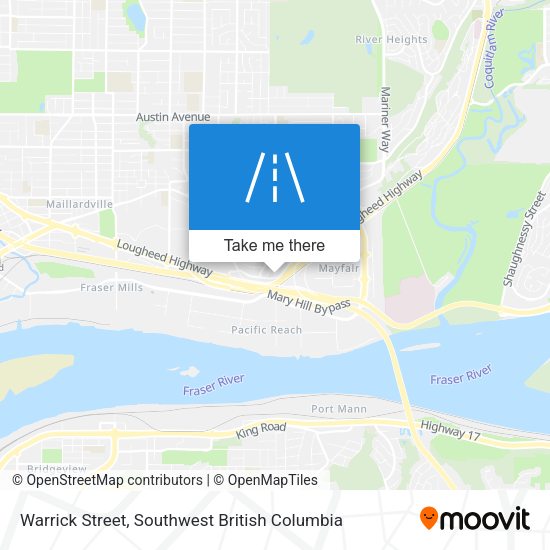 Warrick Street map
