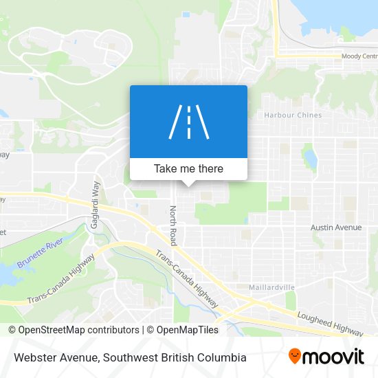 Webster Avenue map