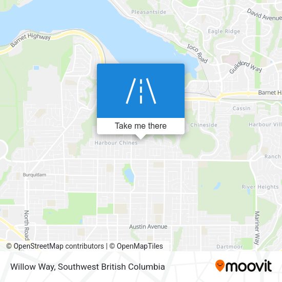Willow Way map