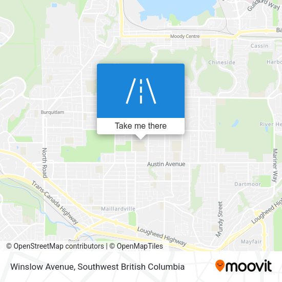 Winslow Avenue map