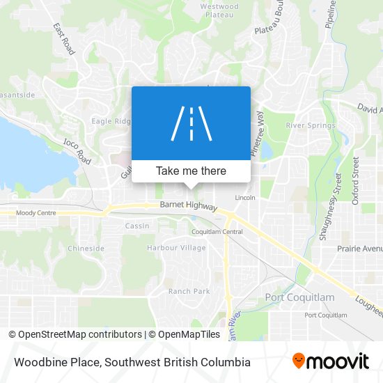 Woodbine Place map