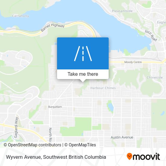 Wyvern Avenue map