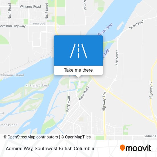 Admiral Way map