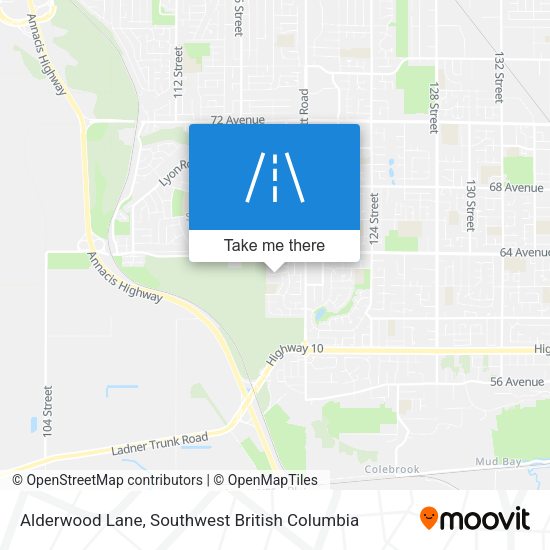 Alderwood Lane map